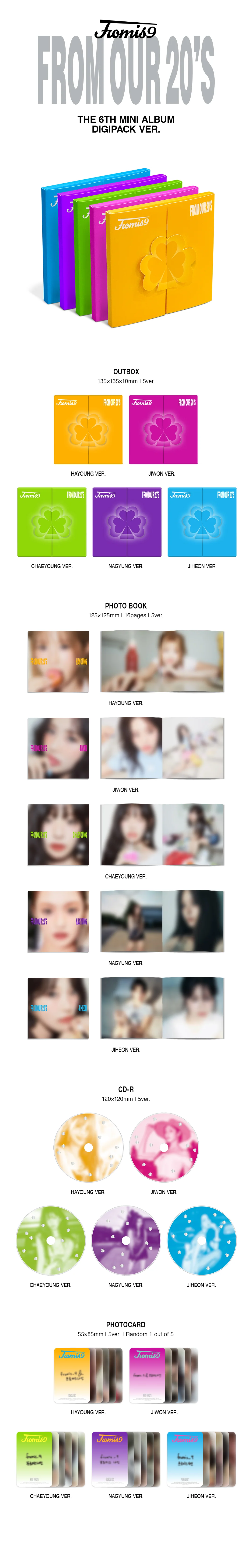 fromis_9 - From Our 20’s - 6th Mini Album (Digipack Ver.) - Image 2