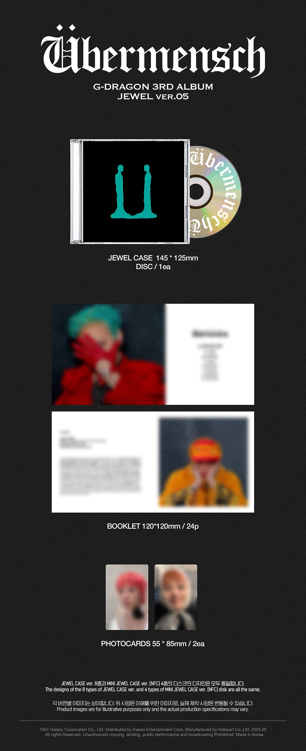 G-DRAGON - Übermensch - 3rd Album (Jewel Ver.) - Image 6