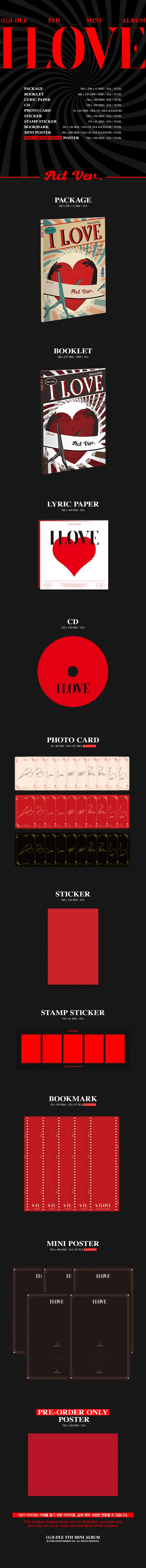 (G)I-DLE - I LOVE - 5th Mini Album (Standard Ver.) - Image 3