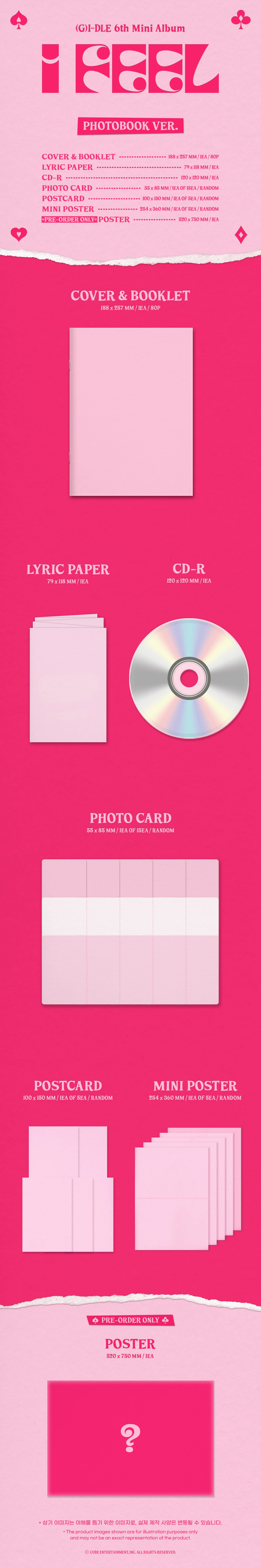 (G)I-DLE - I feel - 6th Mini Album (Photobook Ver.) - Image 2