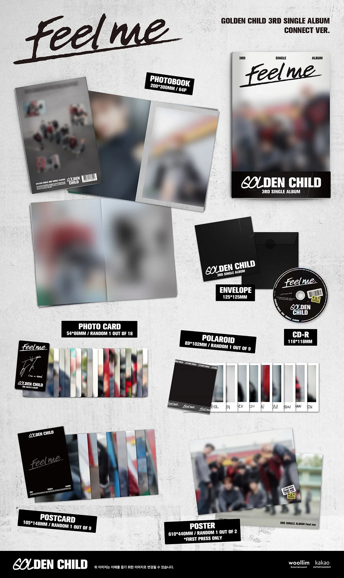 Golden Child - Feel Me - 3rd Single Album - Image 2