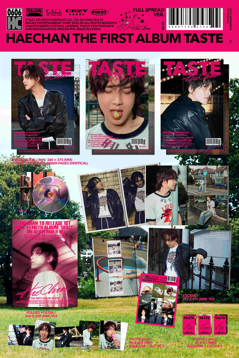 HAECHAN (NCT) - TASTE - 1st Album (Full Spread Ver.) - Image 2