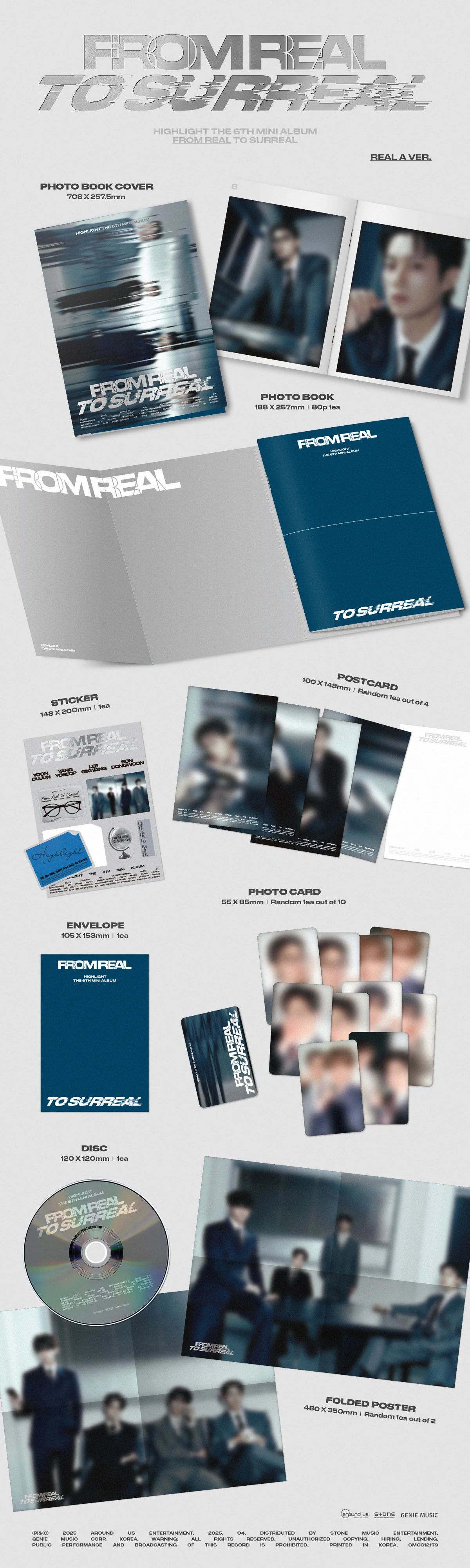 HIGHLIGHT - From Real to Surreal - 6th Mini Album (Photobook Ver.) - Image 2