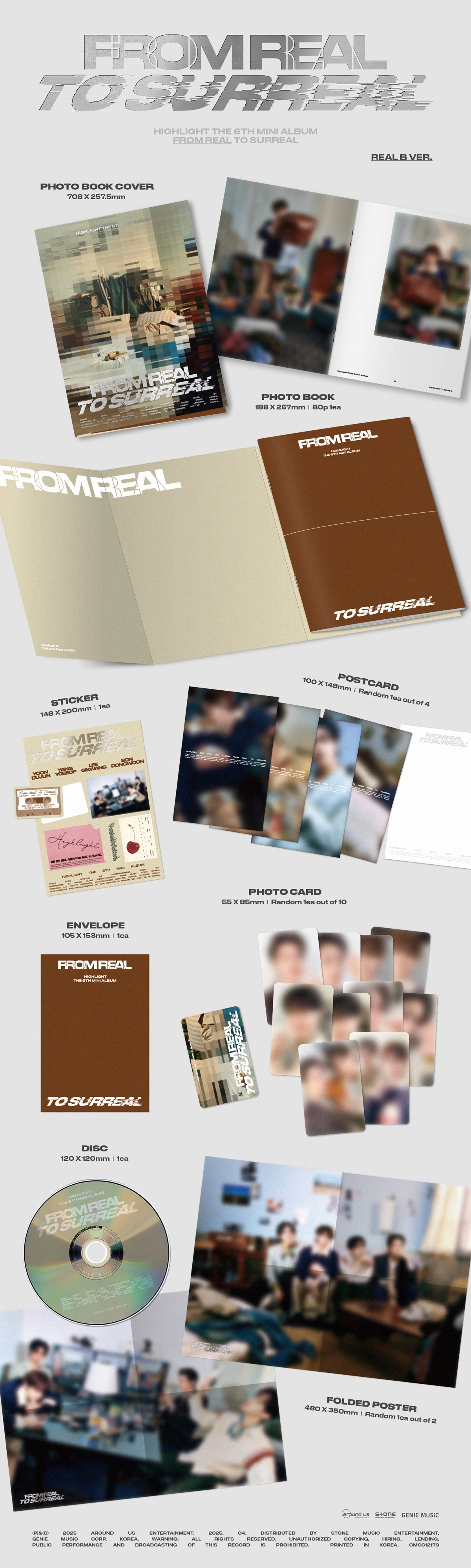 HIGHLIGHT - From Real to Surreal - 6th Mini Album (Photobook Ver.) - Image 3