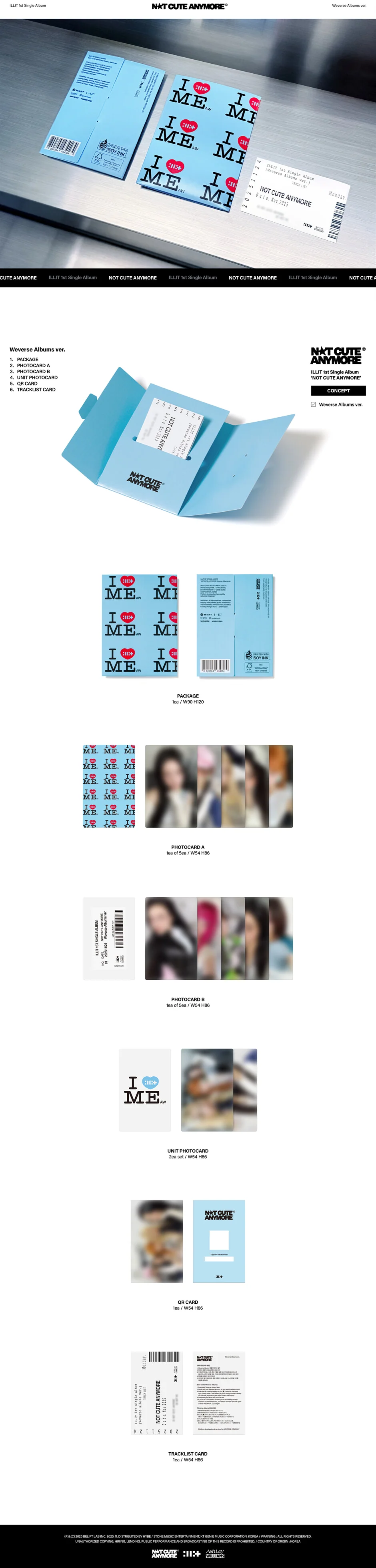 ILLIT - NOT CUTE ANYMORE - 1st Single Album (Weverse Albums Ver.) - Image 2