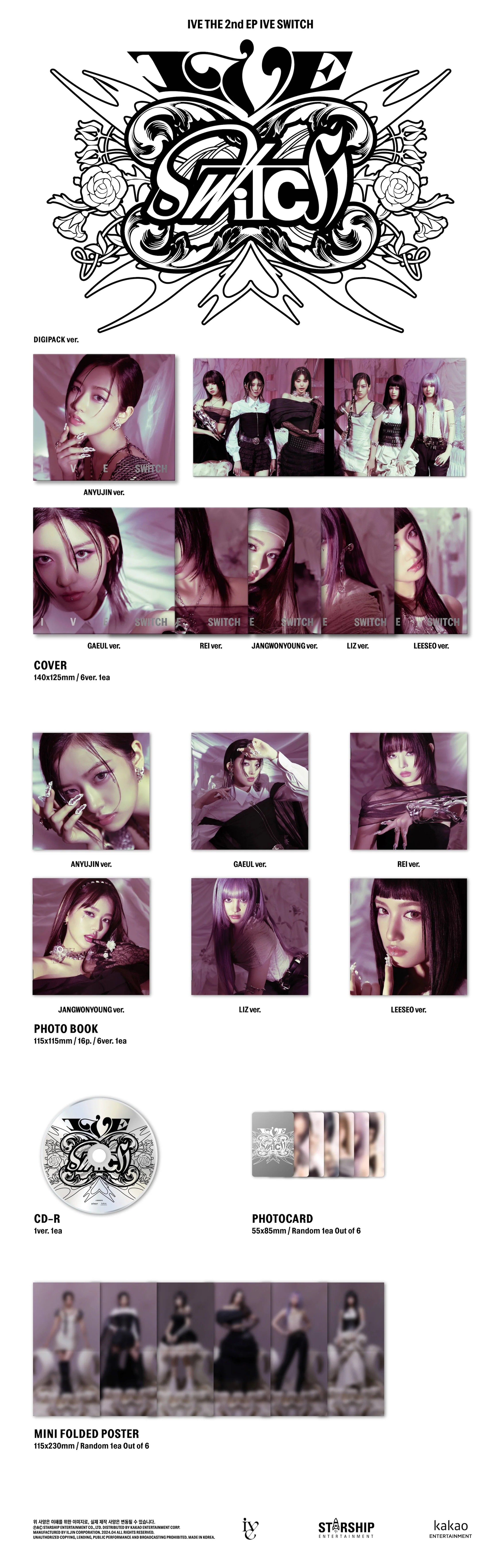 IVE - IVE SWITCH - 2nd EP Album (Digipack Ver.) - Image 2