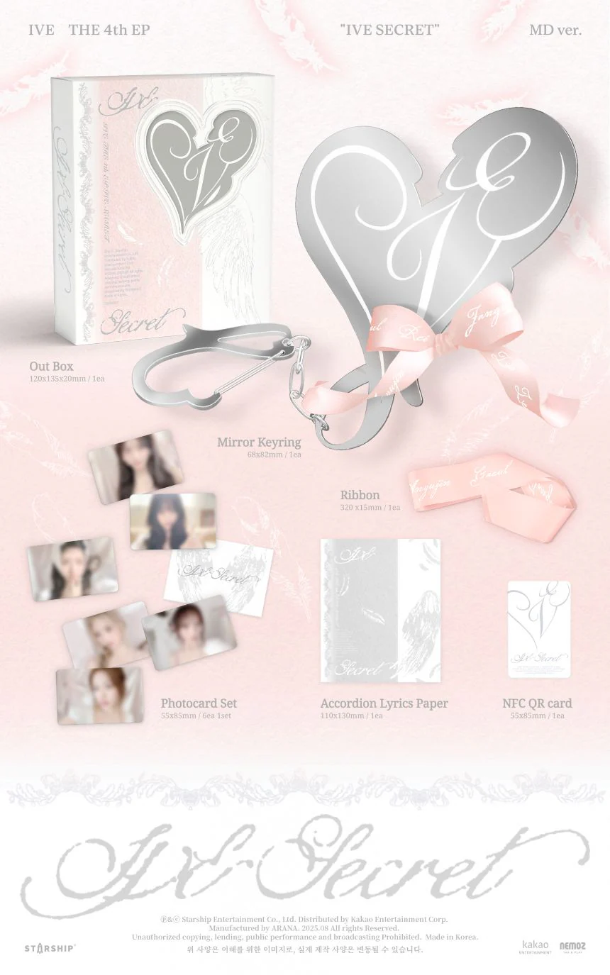IVE - IVE SECRET - 4th Mini Album (MD Ver.) - Image 2