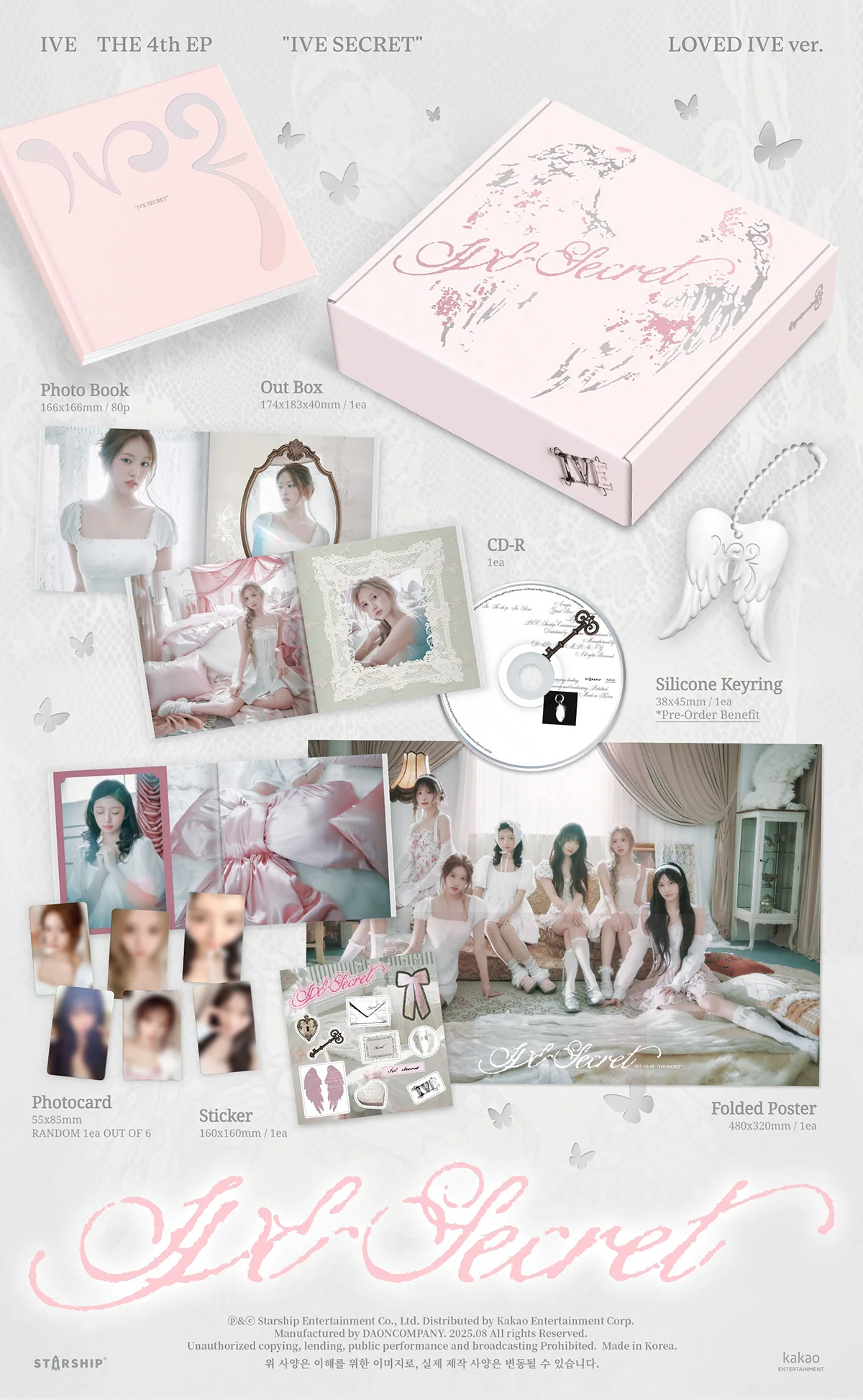 IVE - IVE SECRET - 4th Mini Album (Loved Ive / Limited Ver.) - Image 2