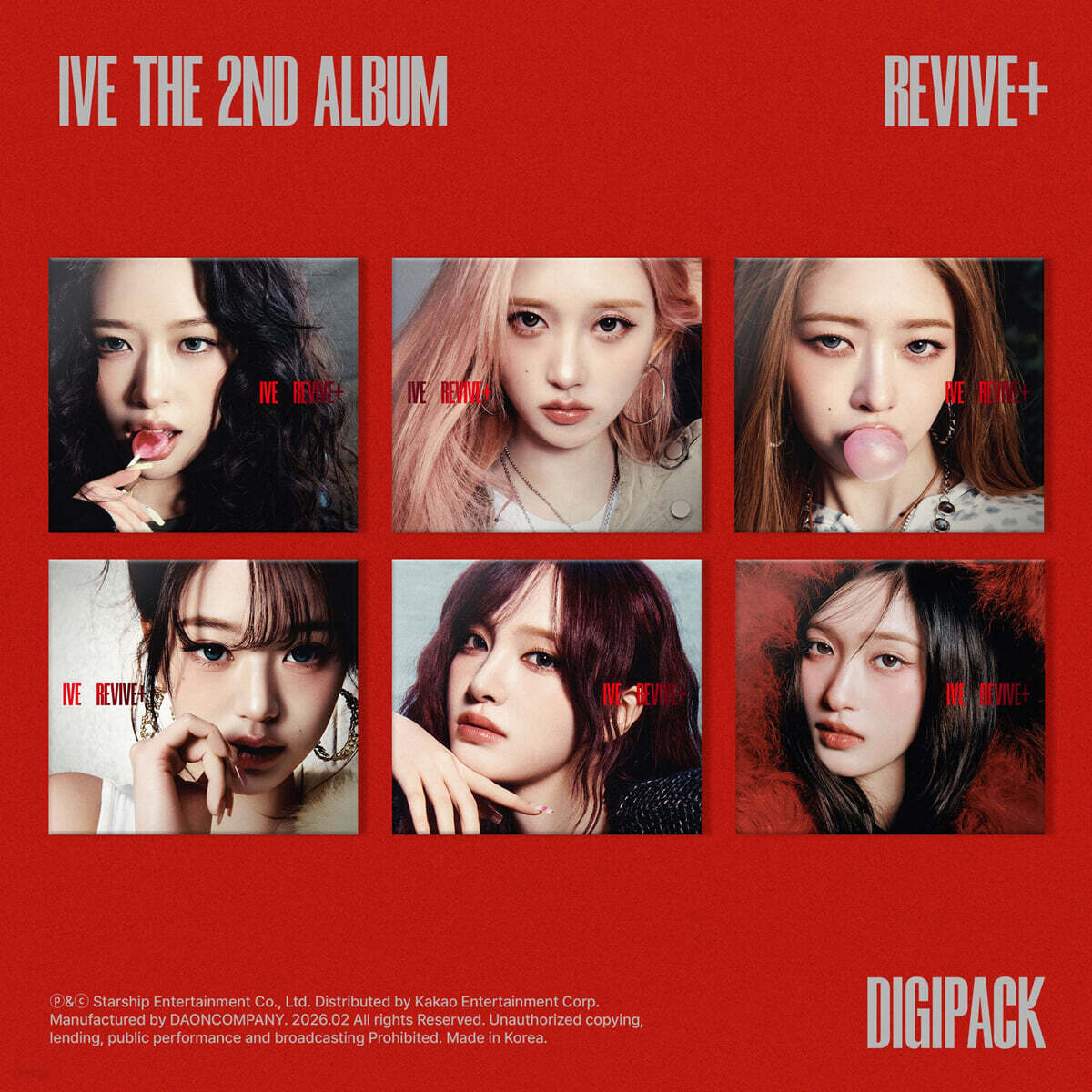 IVE - REVIVE+ - 2nd Album (Digipack / Limited Ver.)