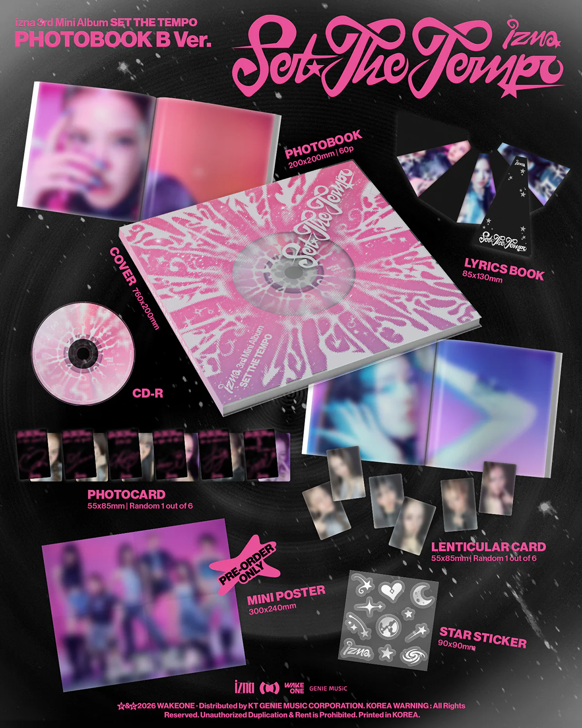 izna - SET THE TEMPO - Album (Photobook Ver.) - Image 3