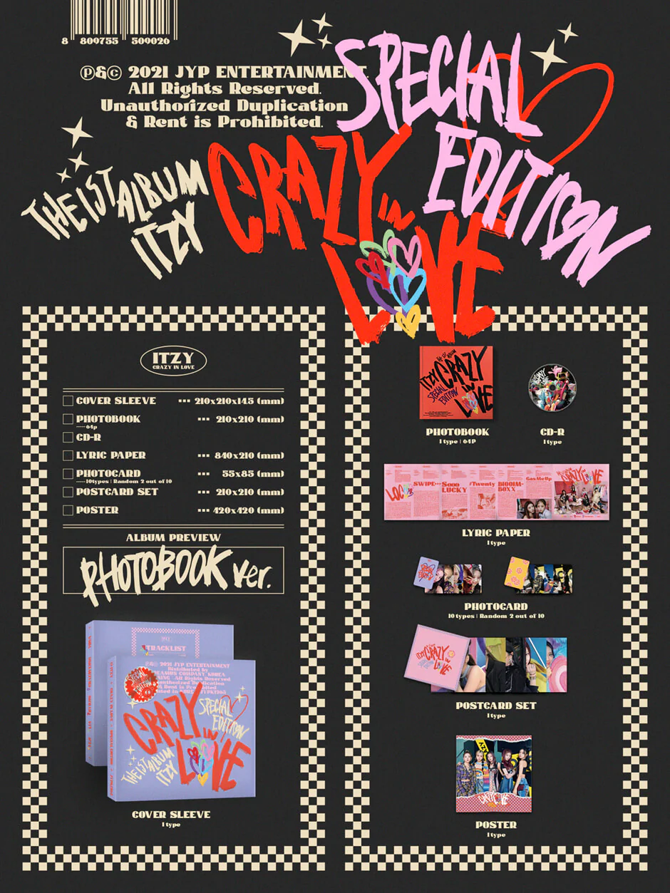 ITZY - CRAZY IN LOVE - 1st Album Special Edition (Photobook ver.) - Image 2