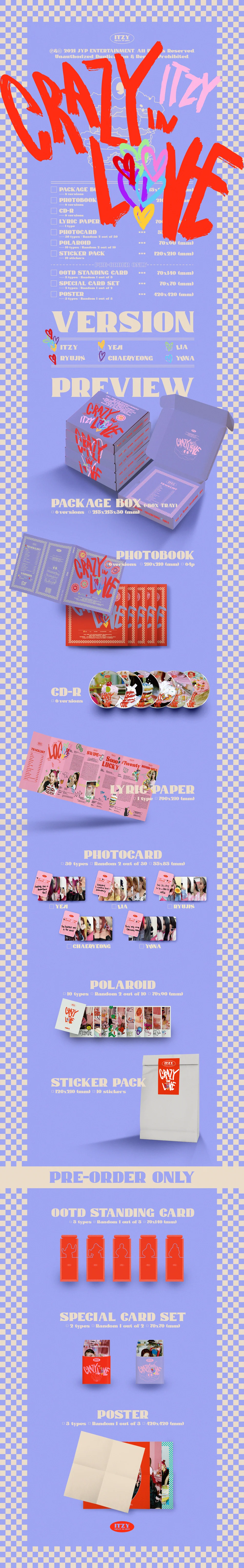 ITZY - CRAZY IN LOVE - 1st Album (Standard Ver.) - Image 2