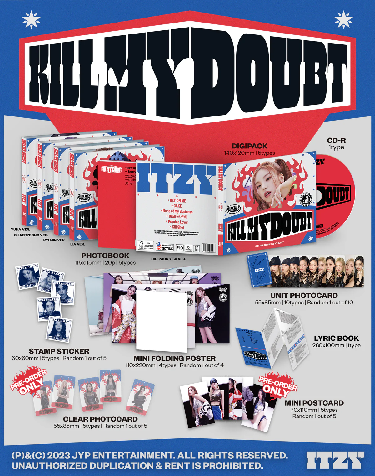 ITZY - KILL MY DOUBT - 7th Mini Album (Digipack Ver.) - Image 2