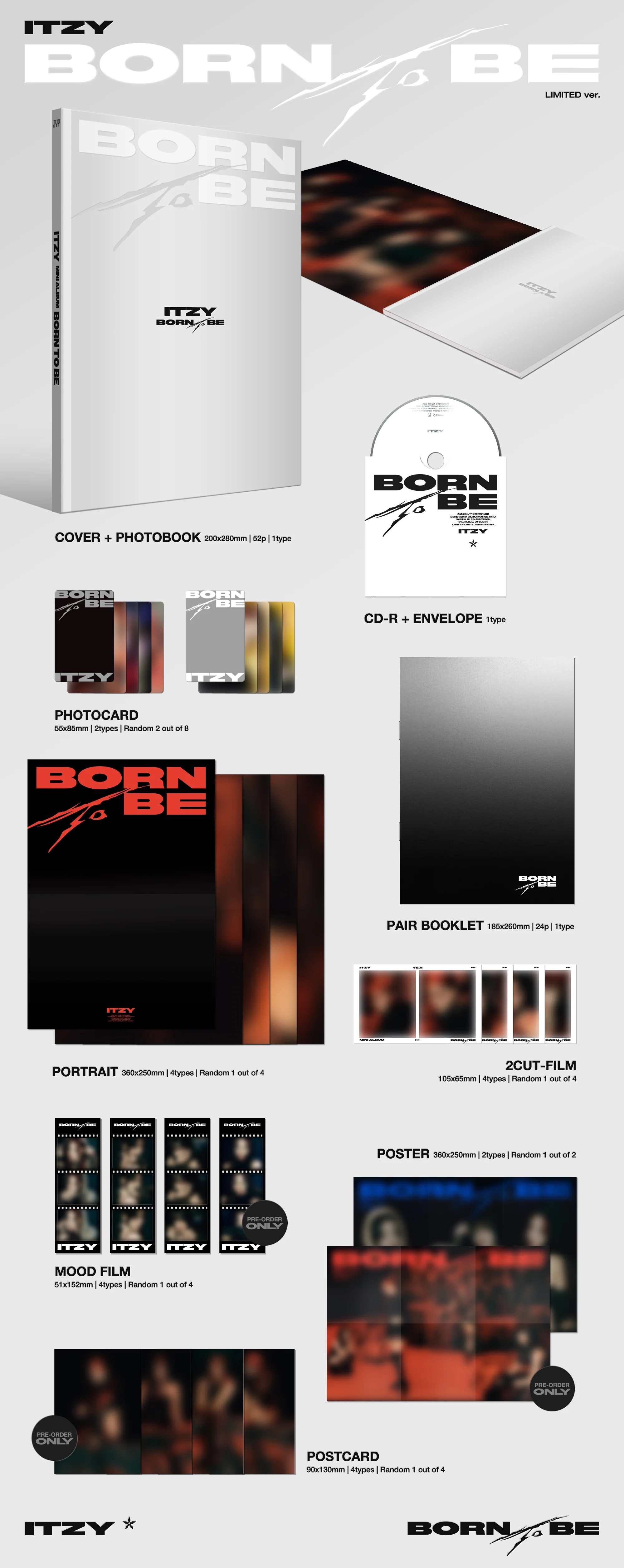 ITZY - BORN TO BE - Album (Limited Ver.) - Image 2