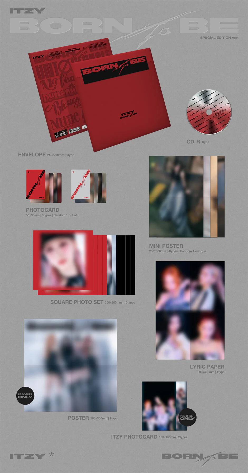 ITZY - BORN TO BE - Album (SPECIAL EDITION / UNTOUCHABLE Ver.) - Image 2