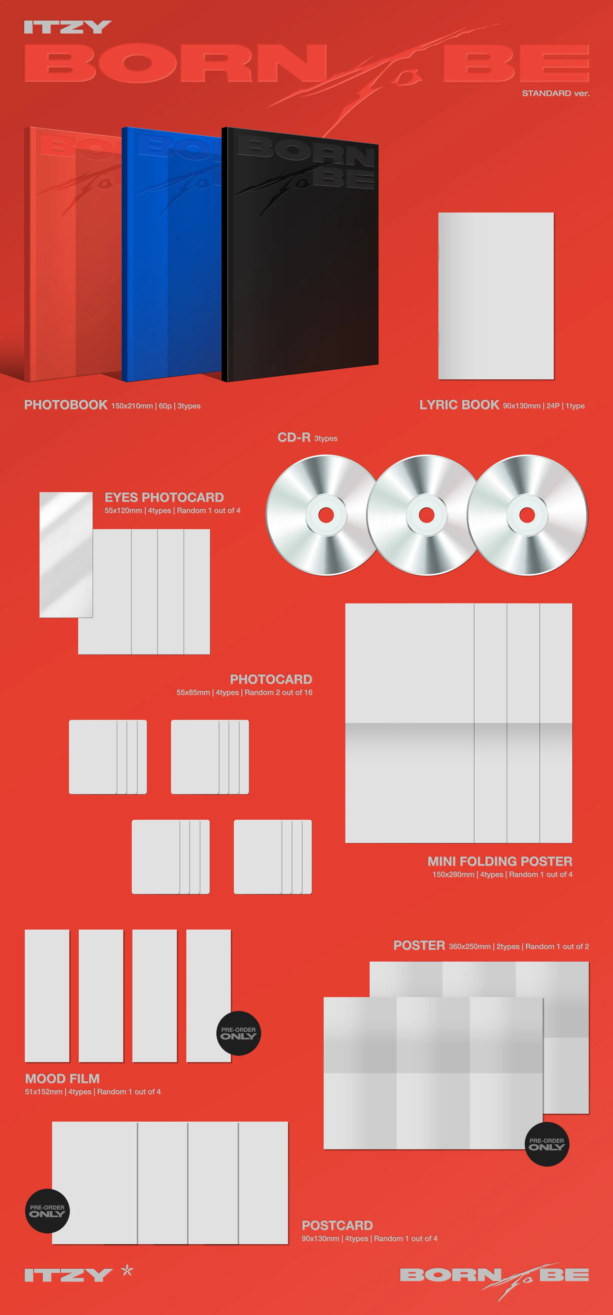 ITZY - BORN TO BE - Album (Standard Ver.) - Image 2