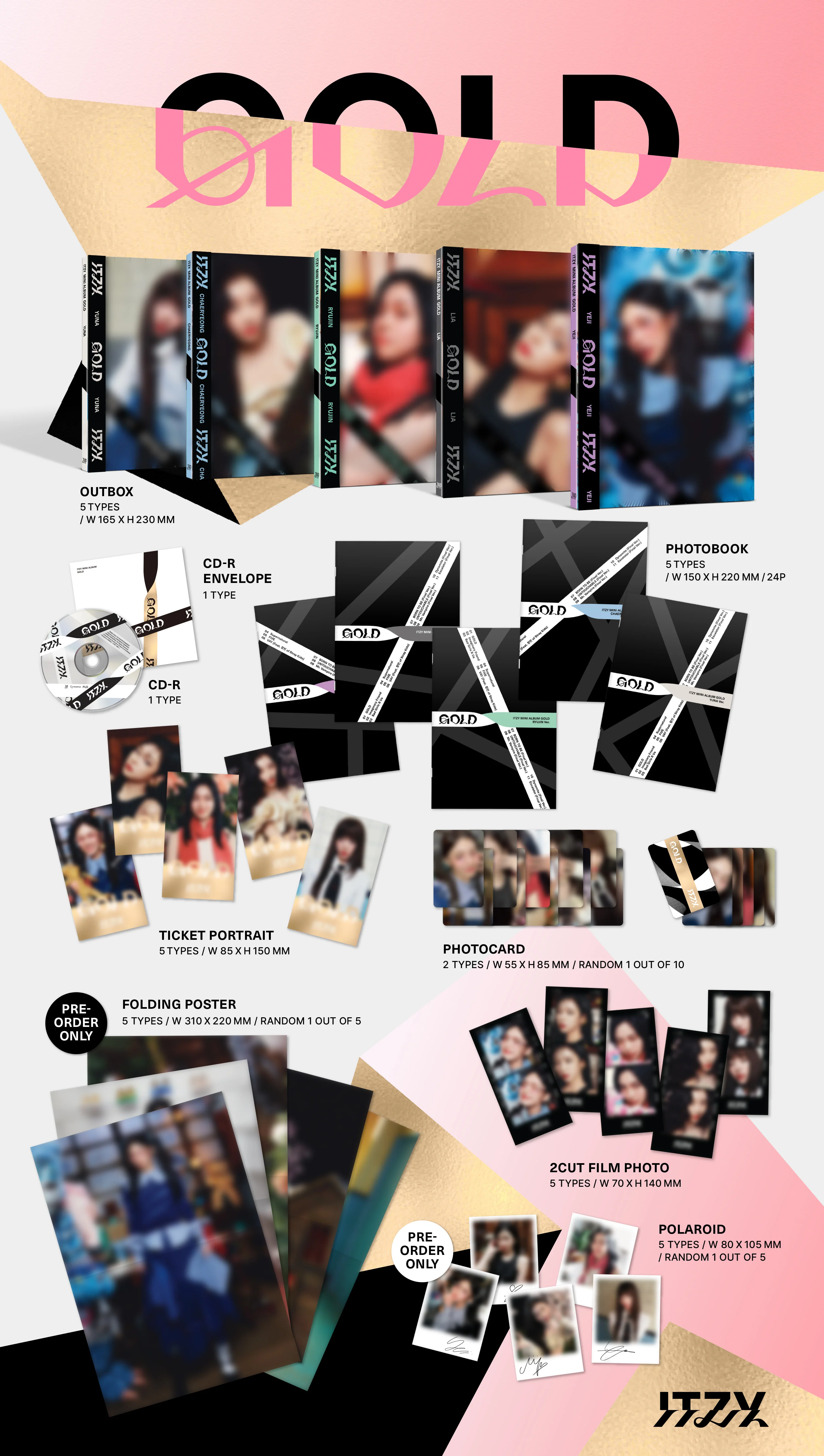 ITZY - GOLD - Album (Digipack Ver.) - Image 2
