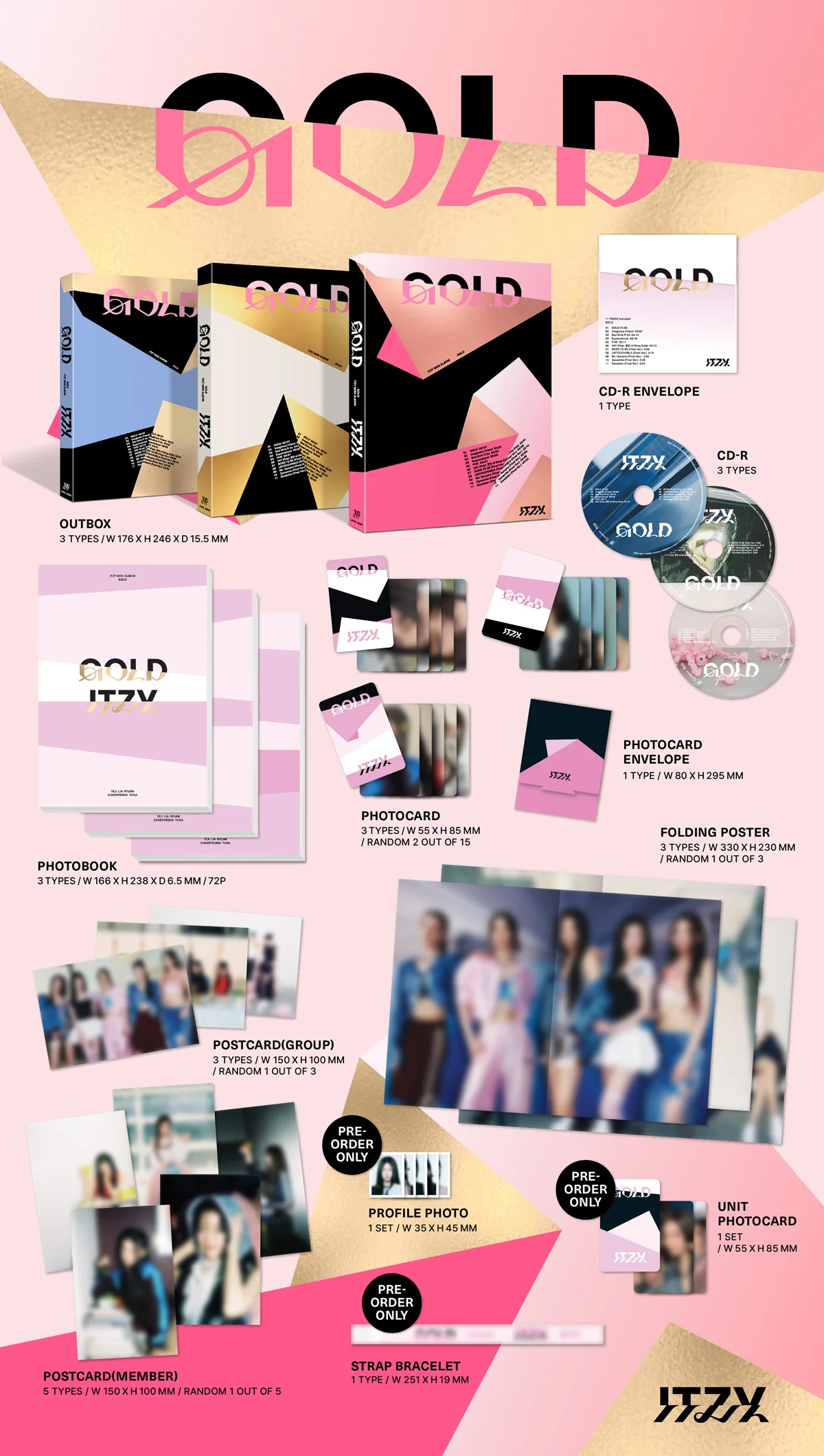 ITZY - GOLD - Album (Standard Ver.) - Image 2