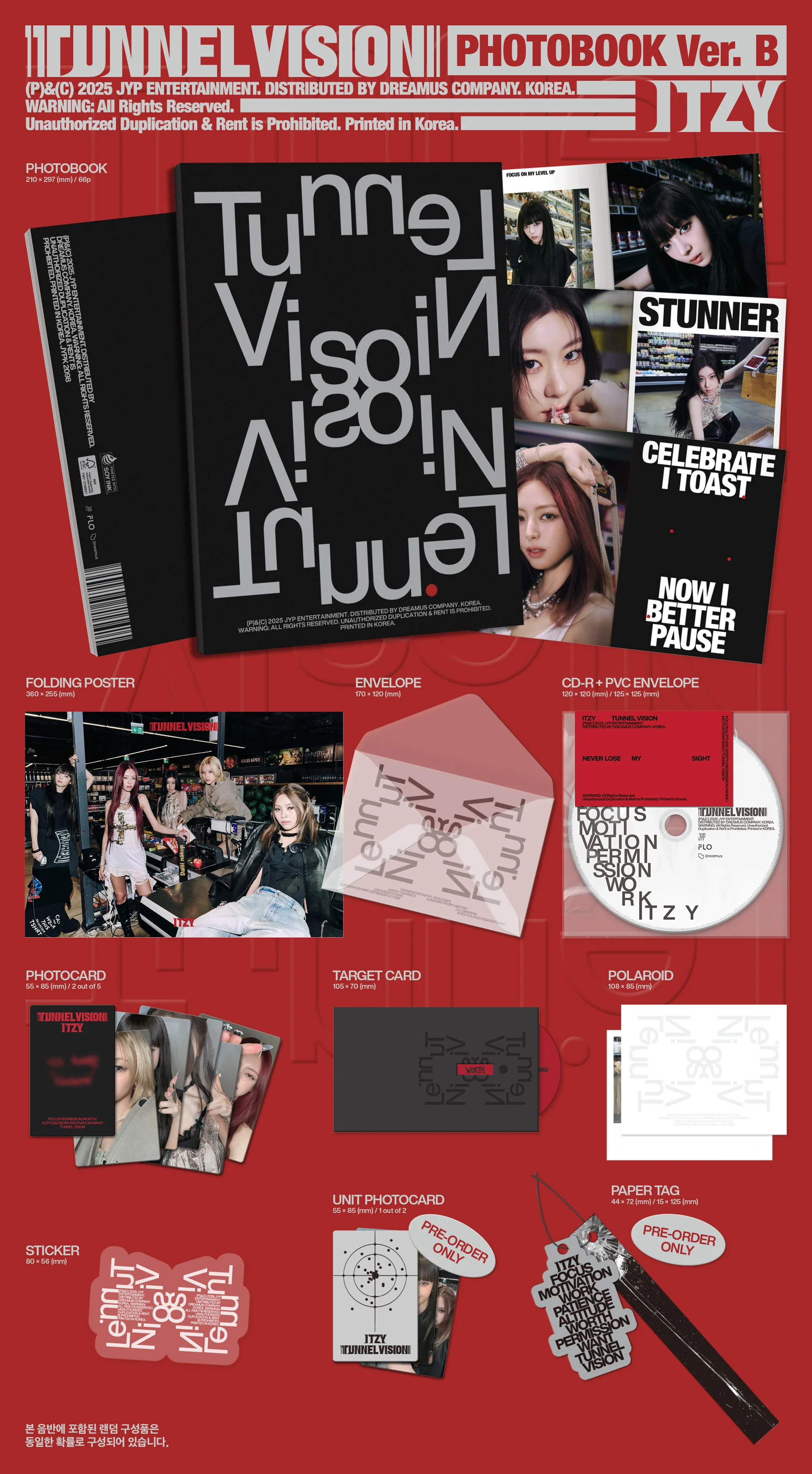 ITZY - TUNNEL VISION - Album (Photobook Ver.) - Image 3