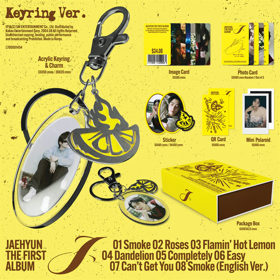 JAEHYUN (NCT) - J - 1st Album (Keyring Ver.) - Image 2