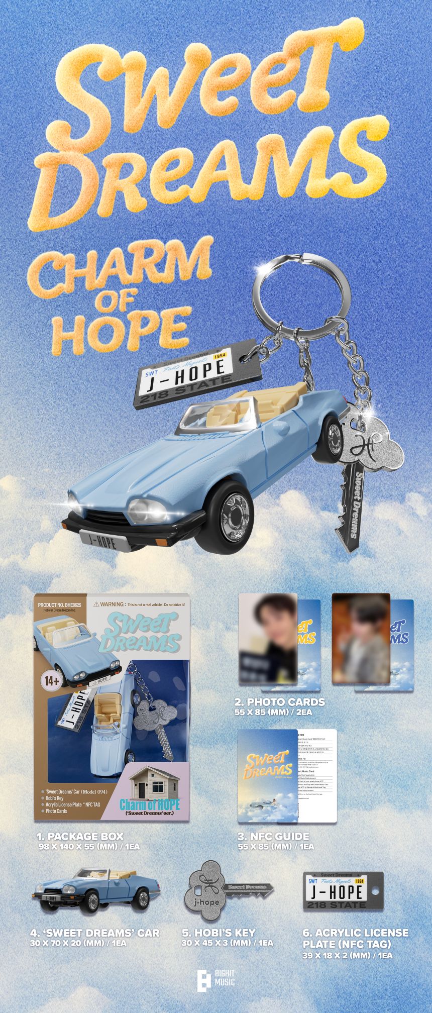 J-Hope (BTS) - Charm of HOPE - Album (Sweet Dreams Ver.) - Image 2