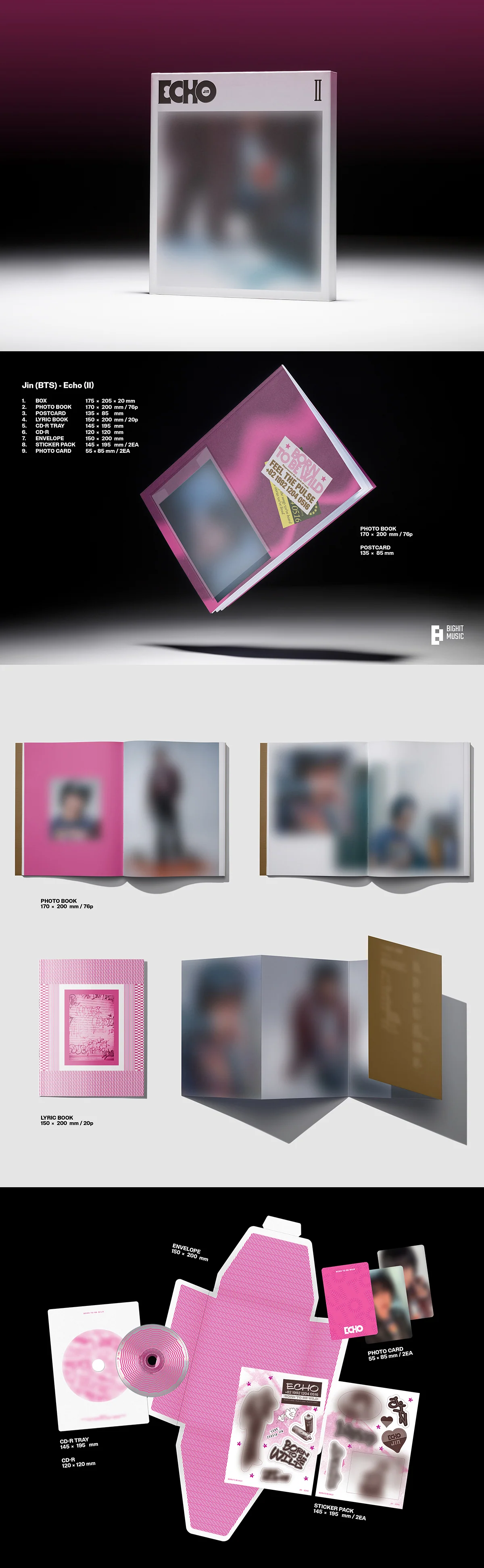 JIN (BTS) - ECHO - 2nd Mini Album (Standard Ver.) - Image 3