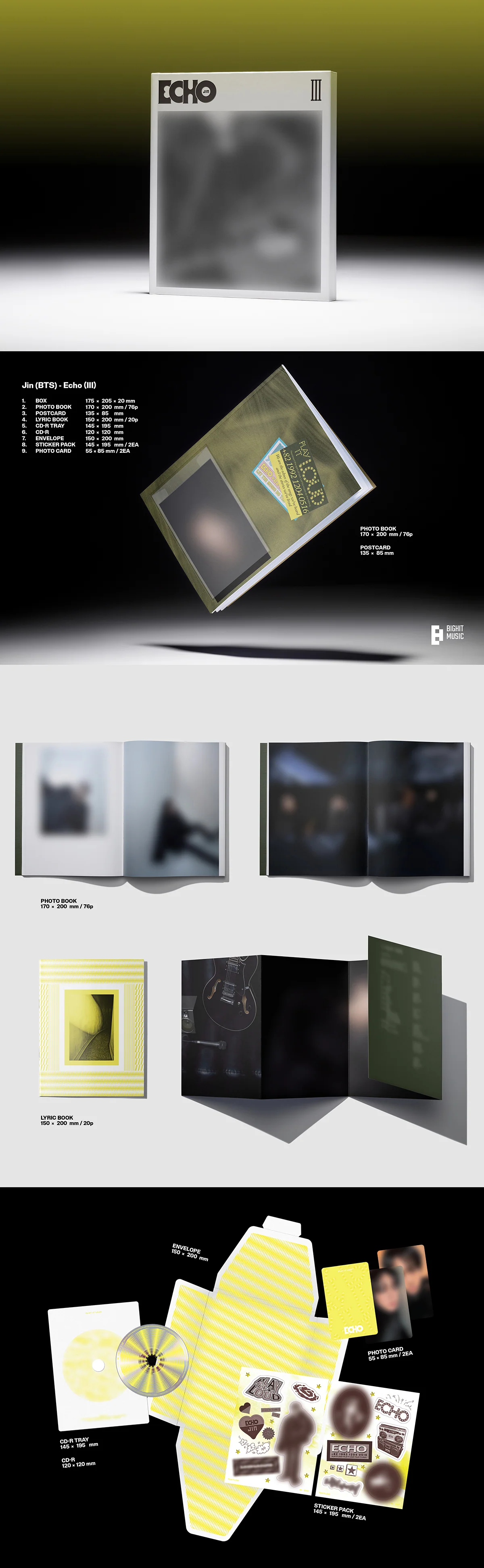 JIN (BTS) - ECHO - 2nd Mini Album (Standard Ver.) - Image 4