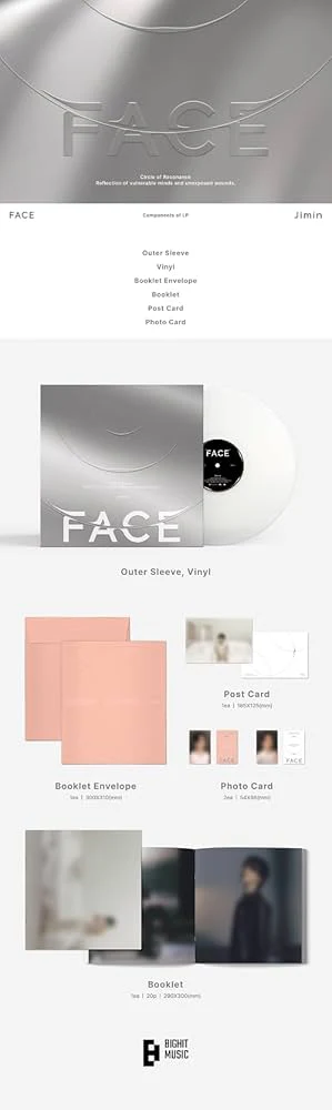 JIMIN (BTS) - FACE - 1st Solo Album (Vinyl LP) - Image 2