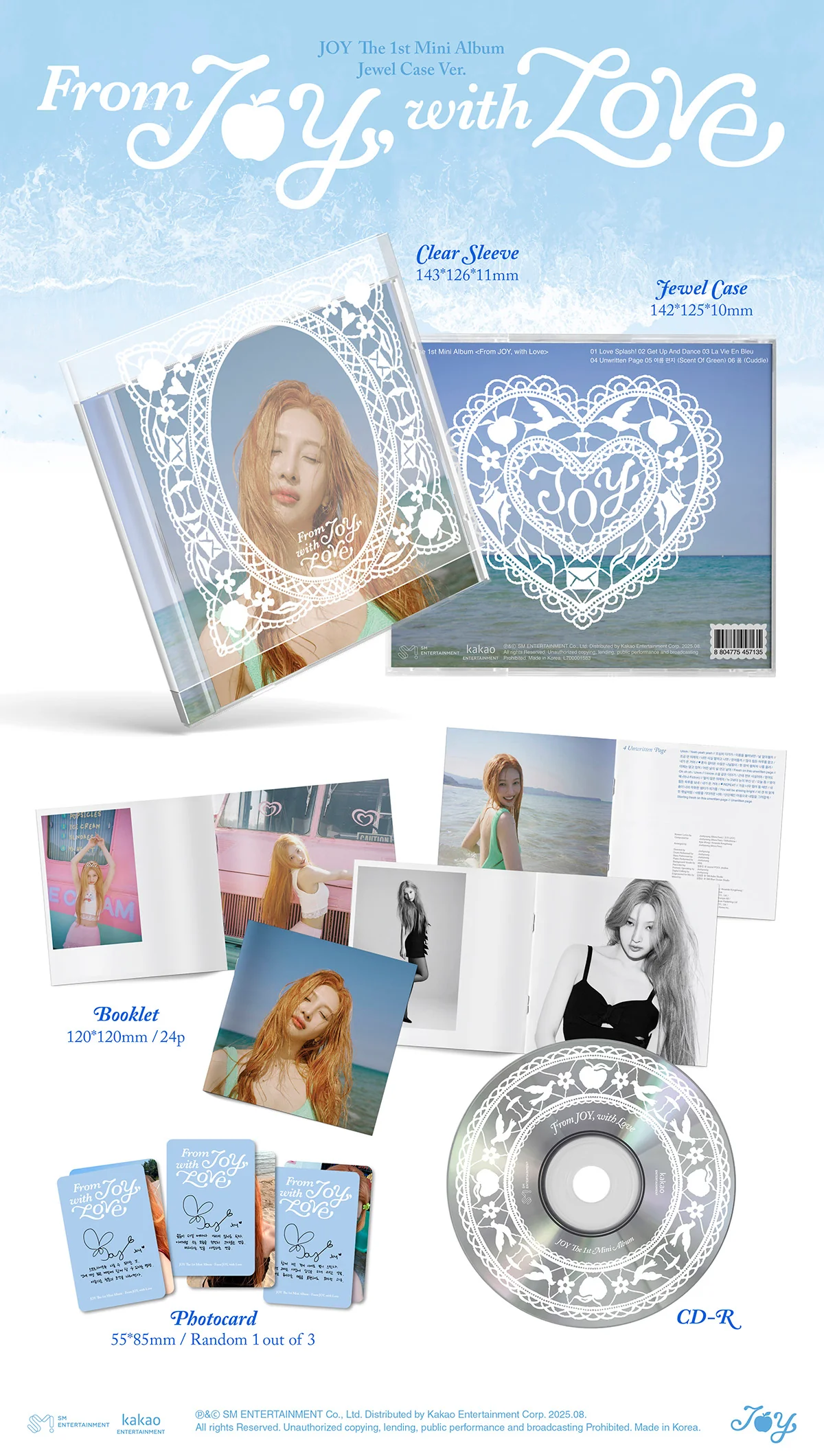 JOY (Red Velvet) - From JOY, with Love - 1st Mini Album (Jewel Case Ver.) - Image 2