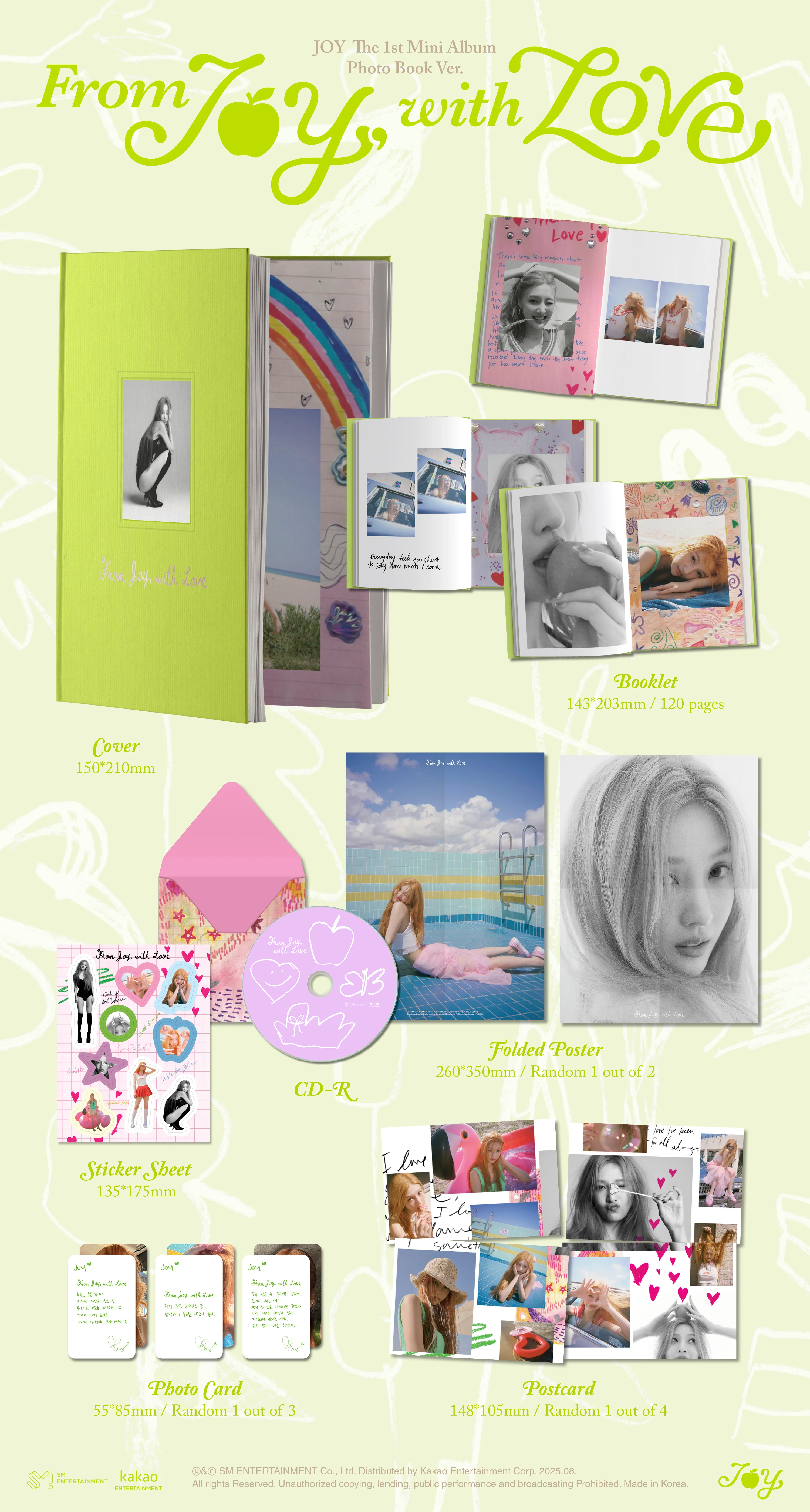 JOY (Red Velvet) - From JOY, with Love - 1st Mini Album (Photo Book Ver.) - Image 2