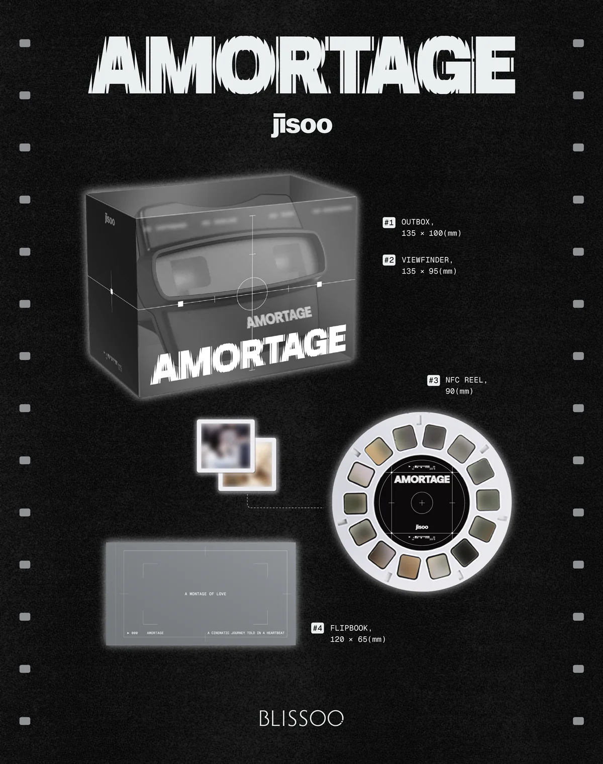 JISOO (BLACKPINK) - AMORTAGE - Album (Reels Ver.) - Image 2