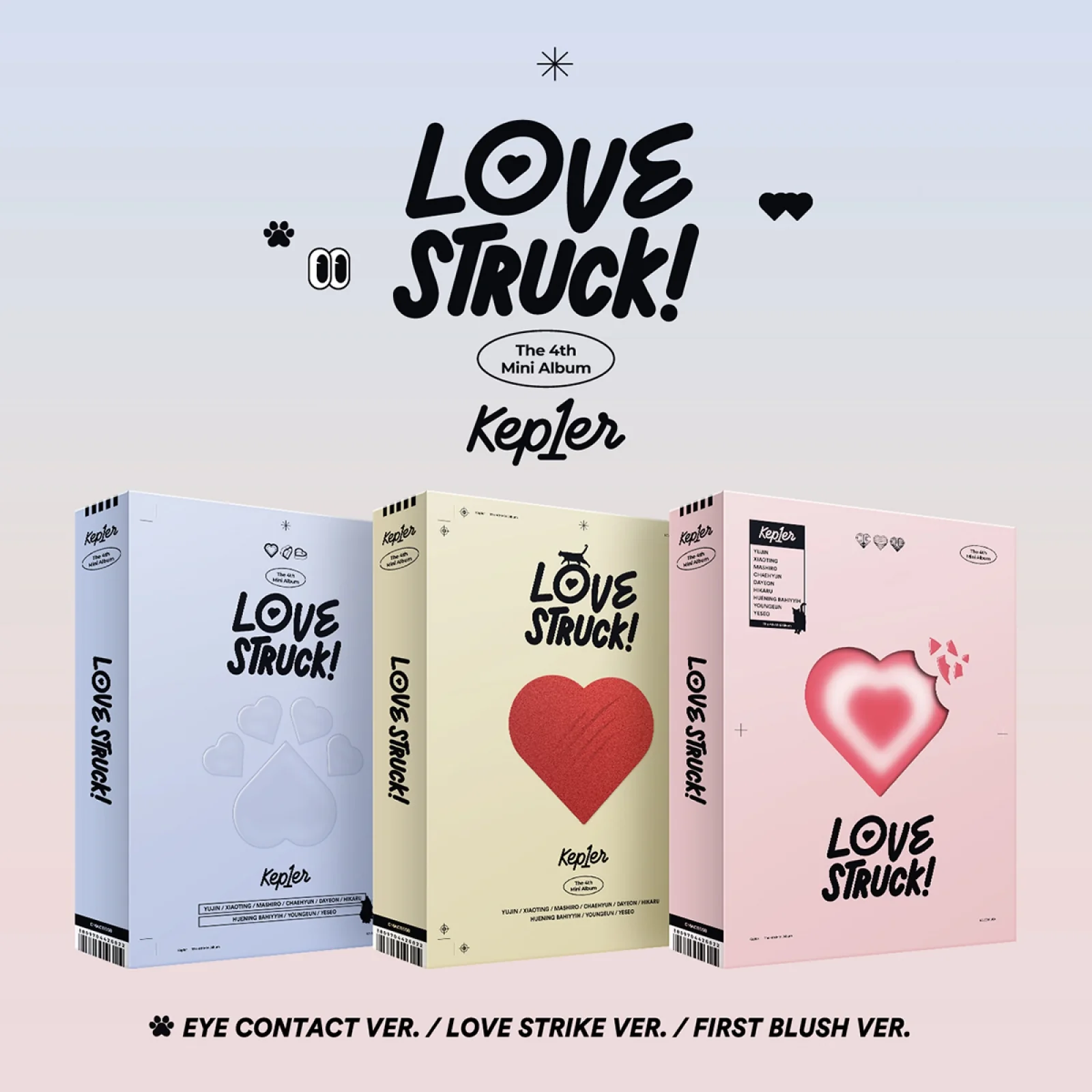 Kep1er - LOVESTRUCK! - 4th Mini Album (Standard Ver.)