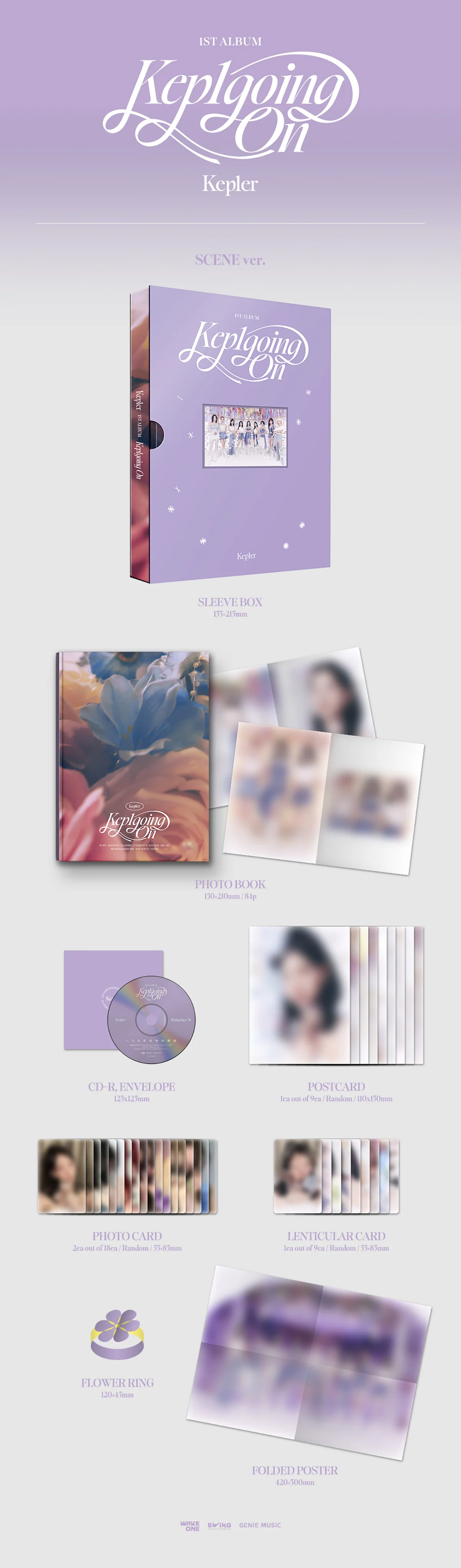 Kep1er - Kep1going On - 1st Album (Scene Ver. / Nous Ver.) - Image 3