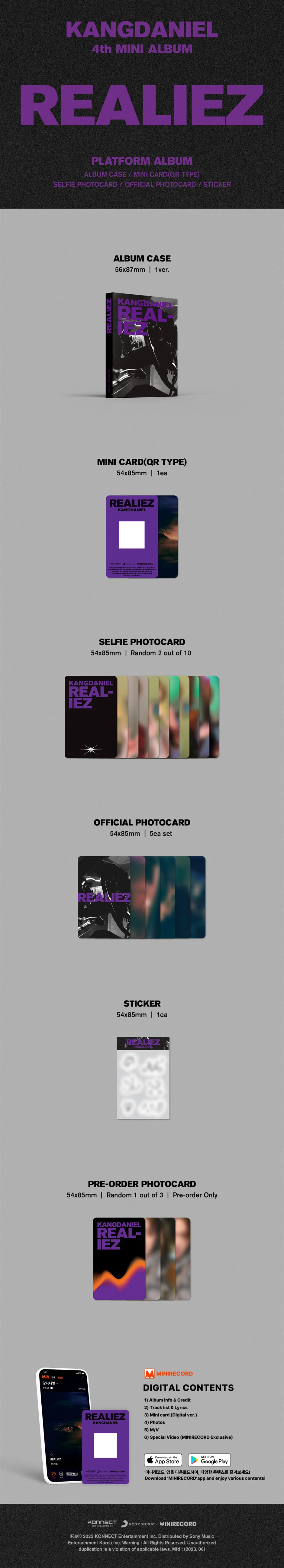 KANGDANIEL - REALIEZ - 4th Mini Album (Platform Ver.) - Image 2