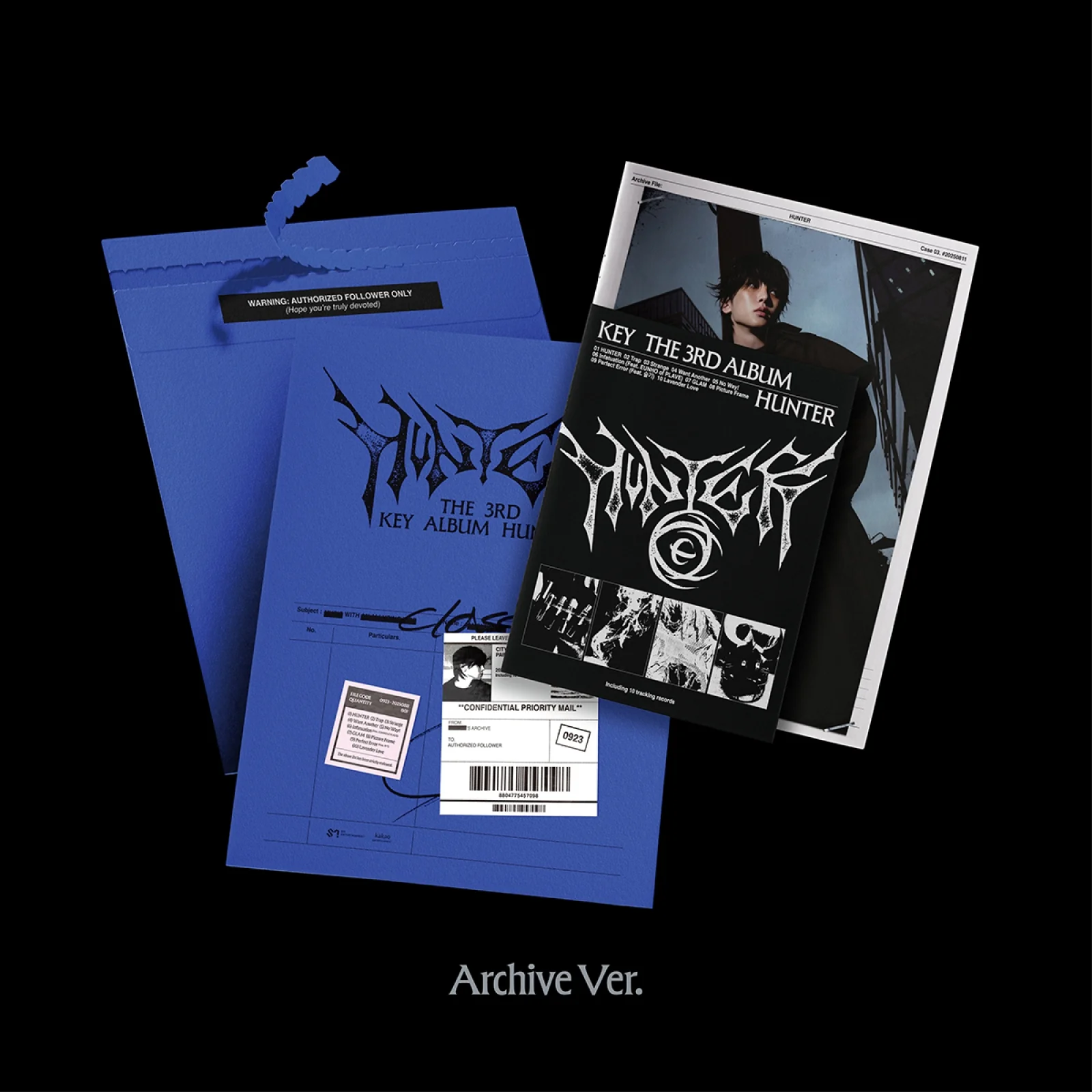 KEY (SHINee) - HUNTER - 3rd Album (Archive Ver.)