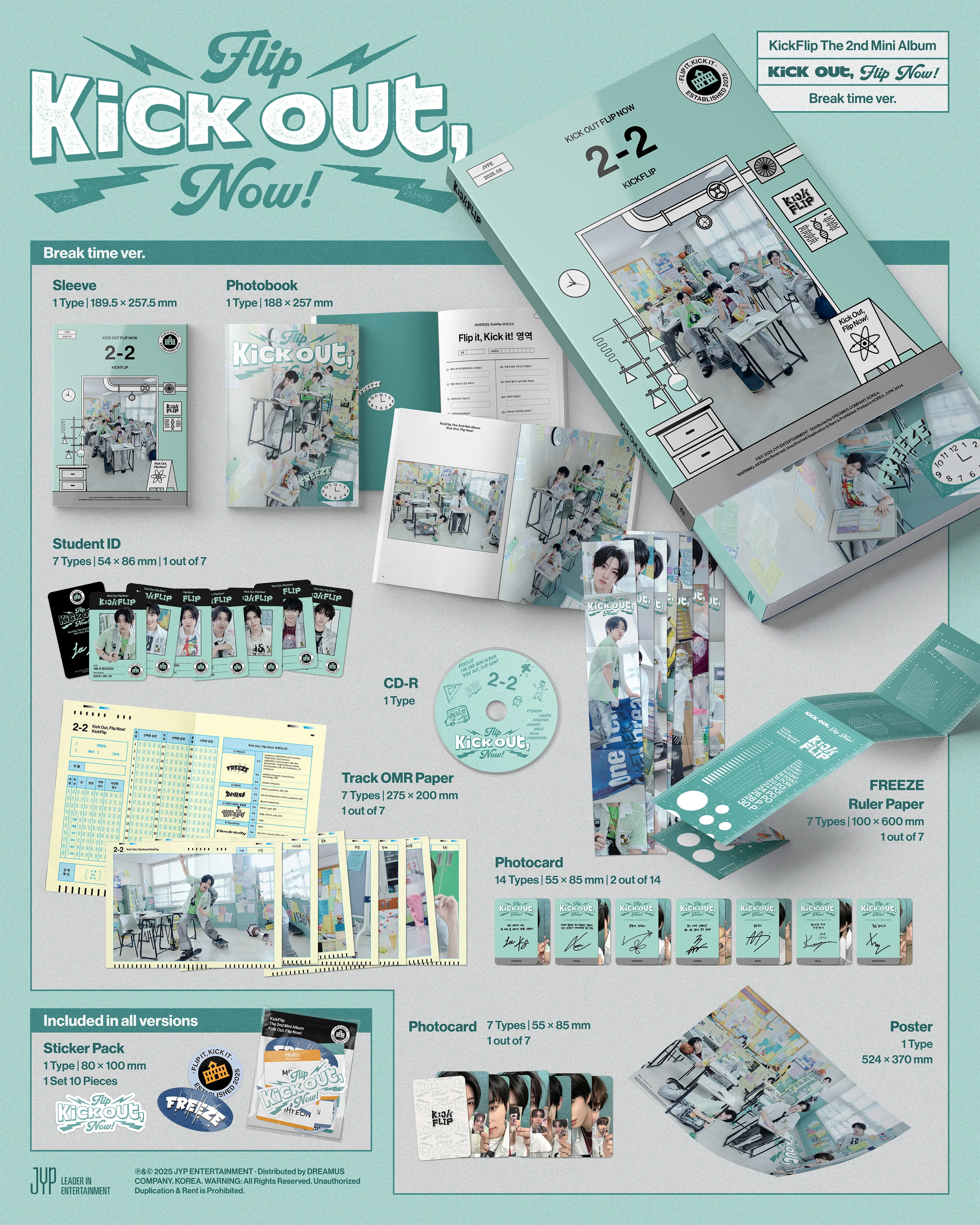 KickFlip - Kick Out, Flip Now! - 2nd Mini Album (Standard Ver.) - Image 3