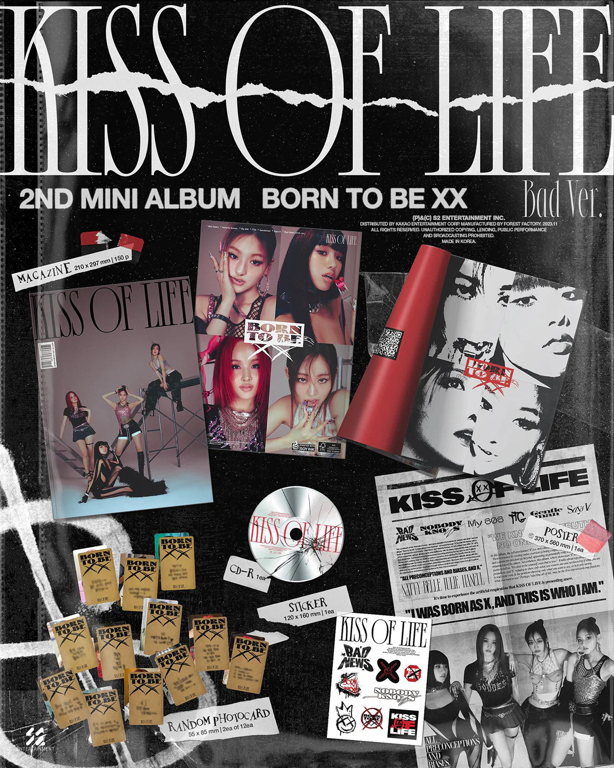 KISS OF LIFE - Born to be XX - 2nd Mini Album - Image 2