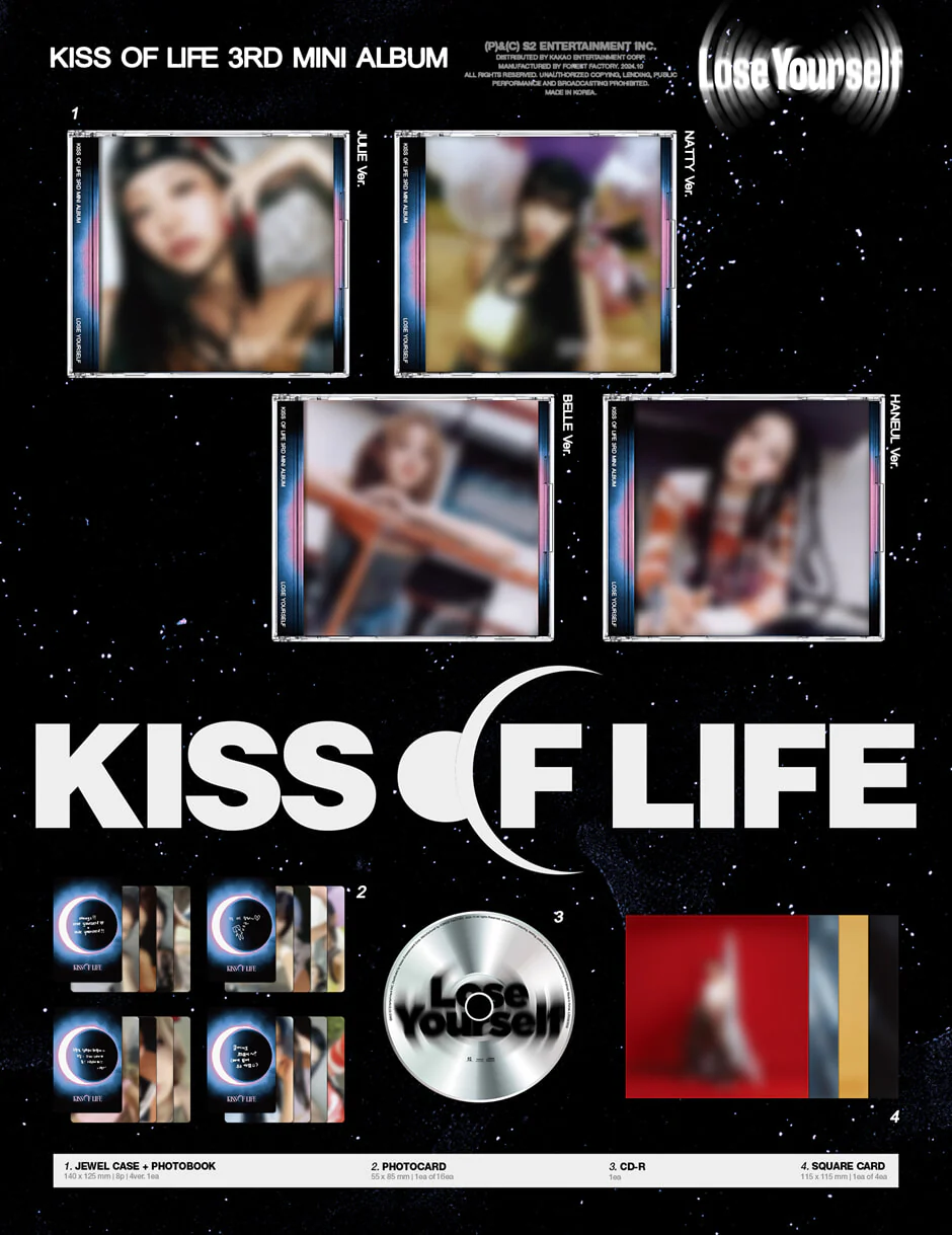 KISS OF LIFE - Lose Yourself - 3rd Mini Album (Jewel Ver.) - Image 2