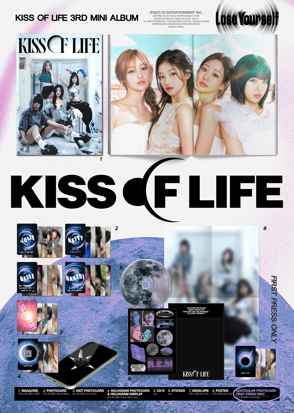 KISS OF LIFE - Lose Yourself - 3rd Mini Album (Magazine Ver.) - Image 2