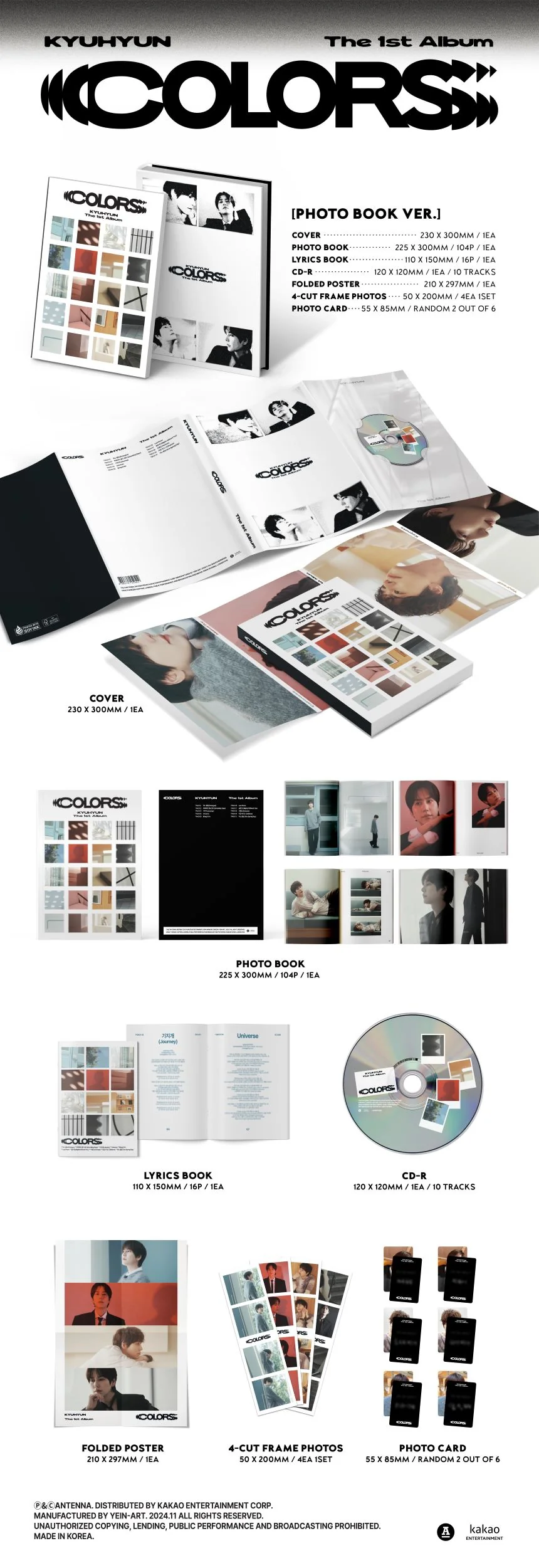 Kyuhyun (Super Junior) - COLORS - 1st Album (Standard Ver.) - Image 2