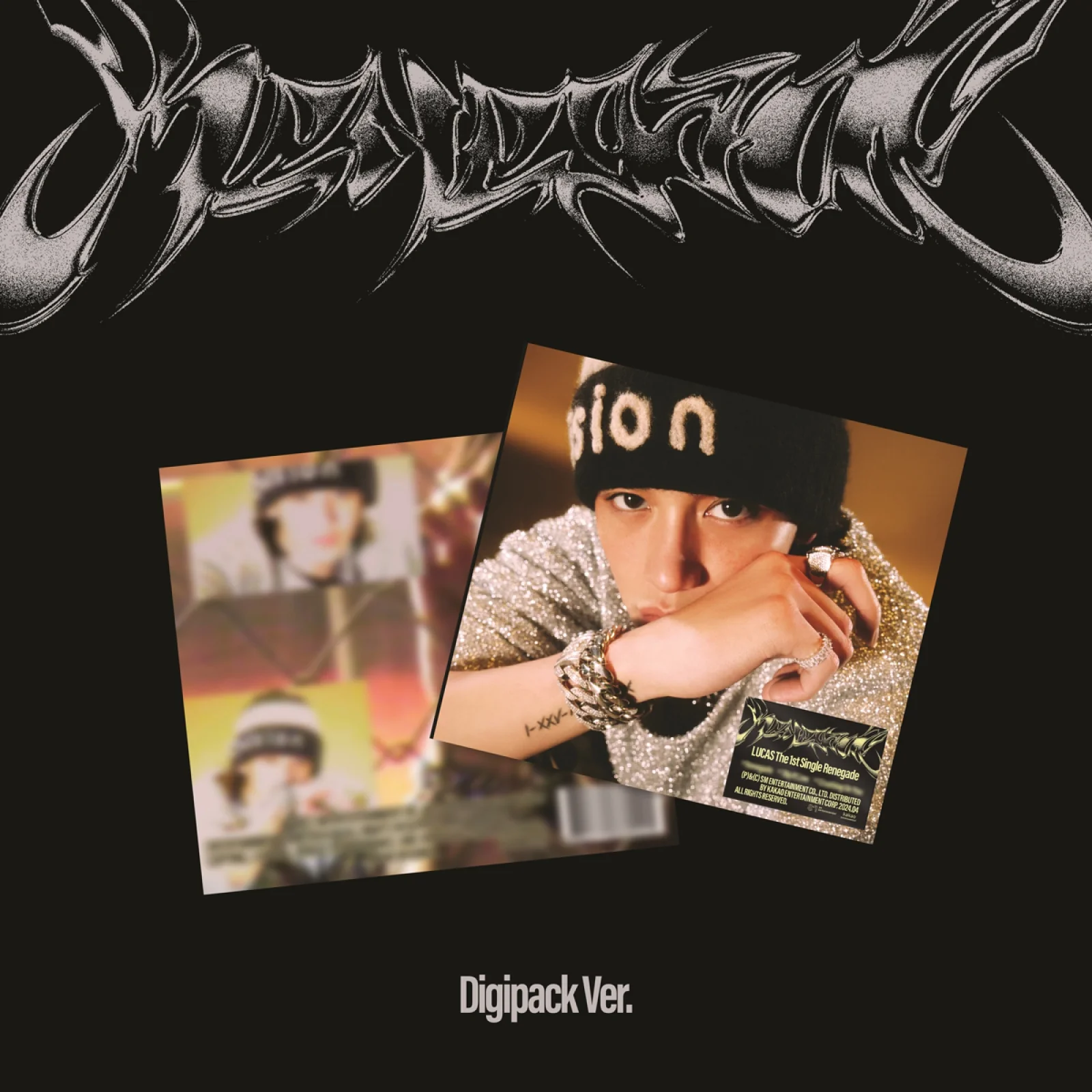 LUCAS - Renegade - 1st Single Album (Digipack Ver.)
