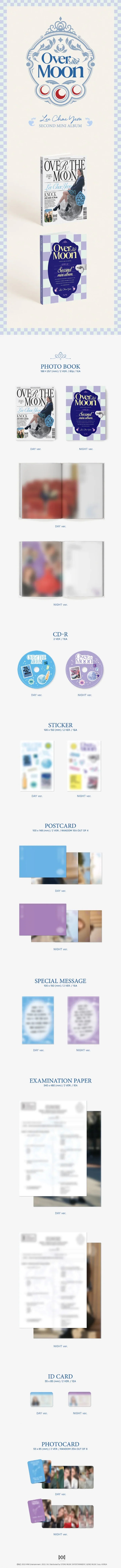 LEE CHAEYEON - Over The Moon - 2nd Mini Album (Standard Ver.) - Image 2