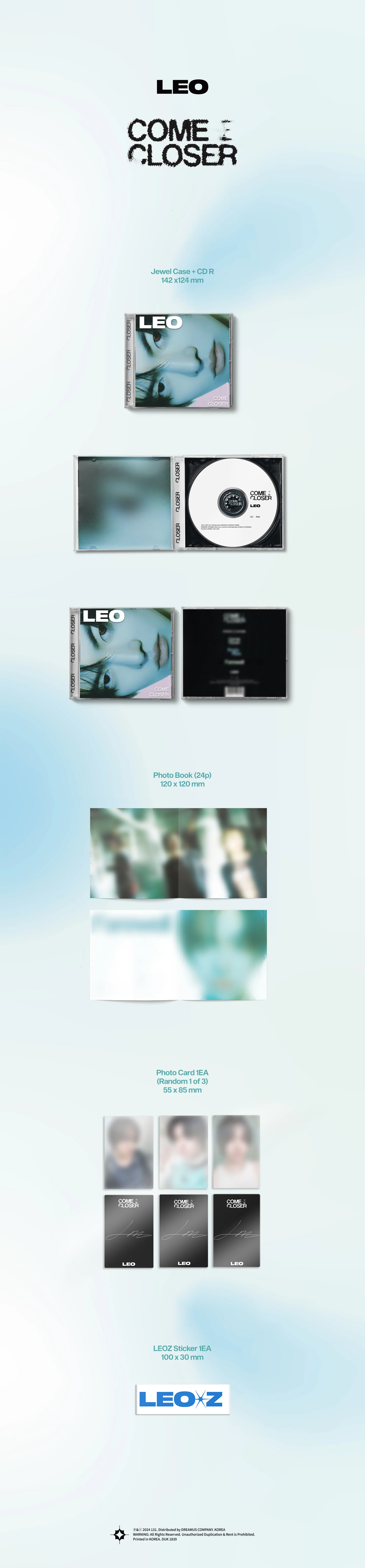 LEO - COME CLOSER - EP ALBUM - Image 2
