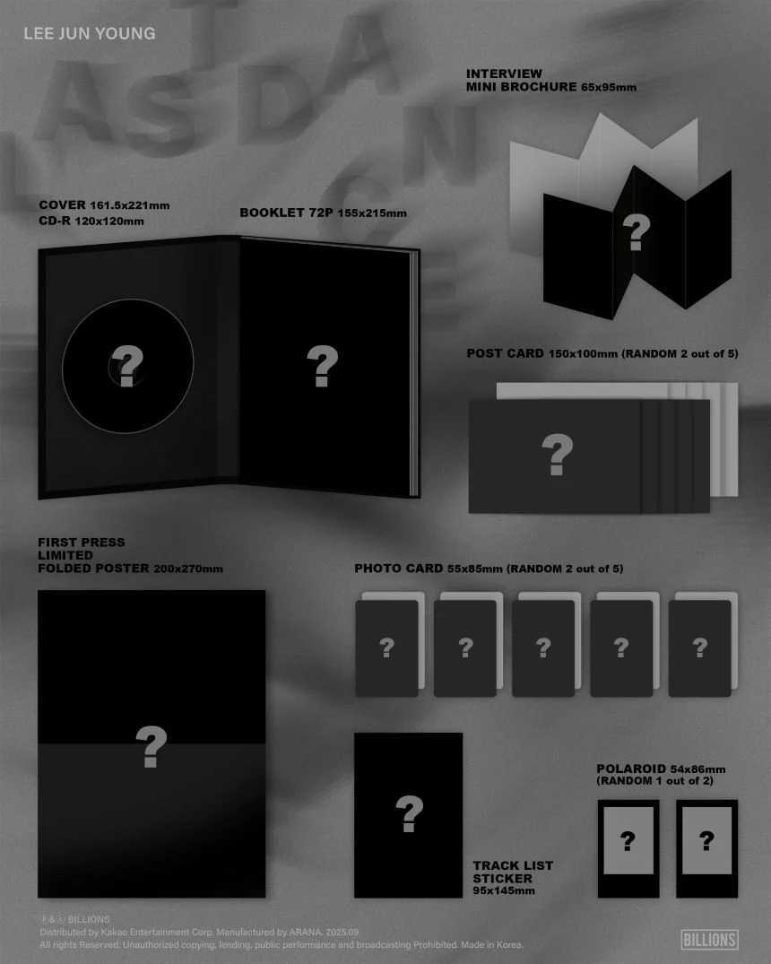 LEE JUN YOUNG - LAST DANCE - 1st Mini Album - Image 2