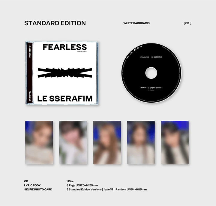 LE SSERAFIM - FEARLESS - Japan 1st Single (Standard Version) - Image 2