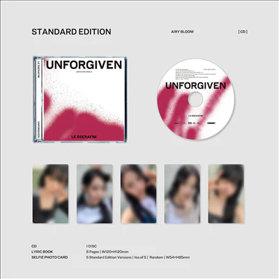 LE SSERAFIM - UNFORGIVEN - Japan 2nd Single - Image 2