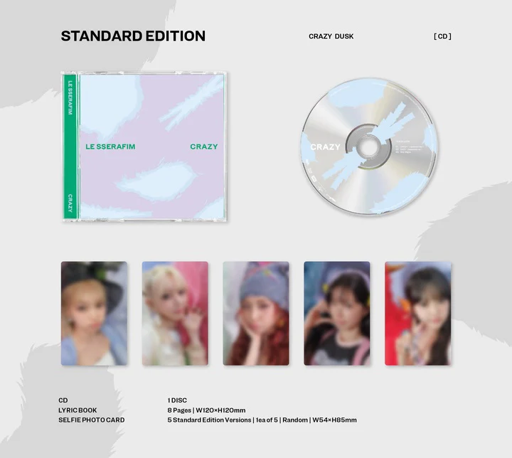 LE SSERAFIM - CRAZY - 3rd Japan Single (Standard Edition) - Image 2
