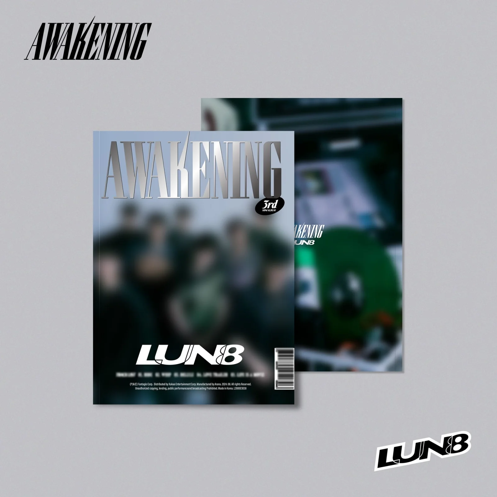 LUN8 - AWAKENING - 3rd Mini Album (Hip Ver.)