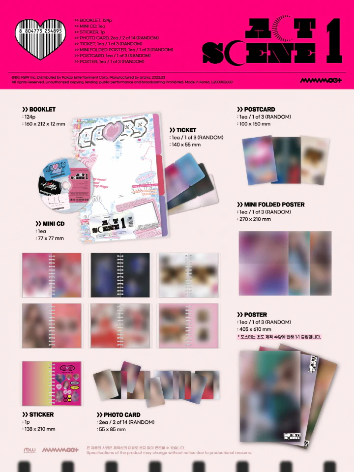 Mamamoo+ - ACT 1 SCENE 1 - 1st Single Album - Image 2