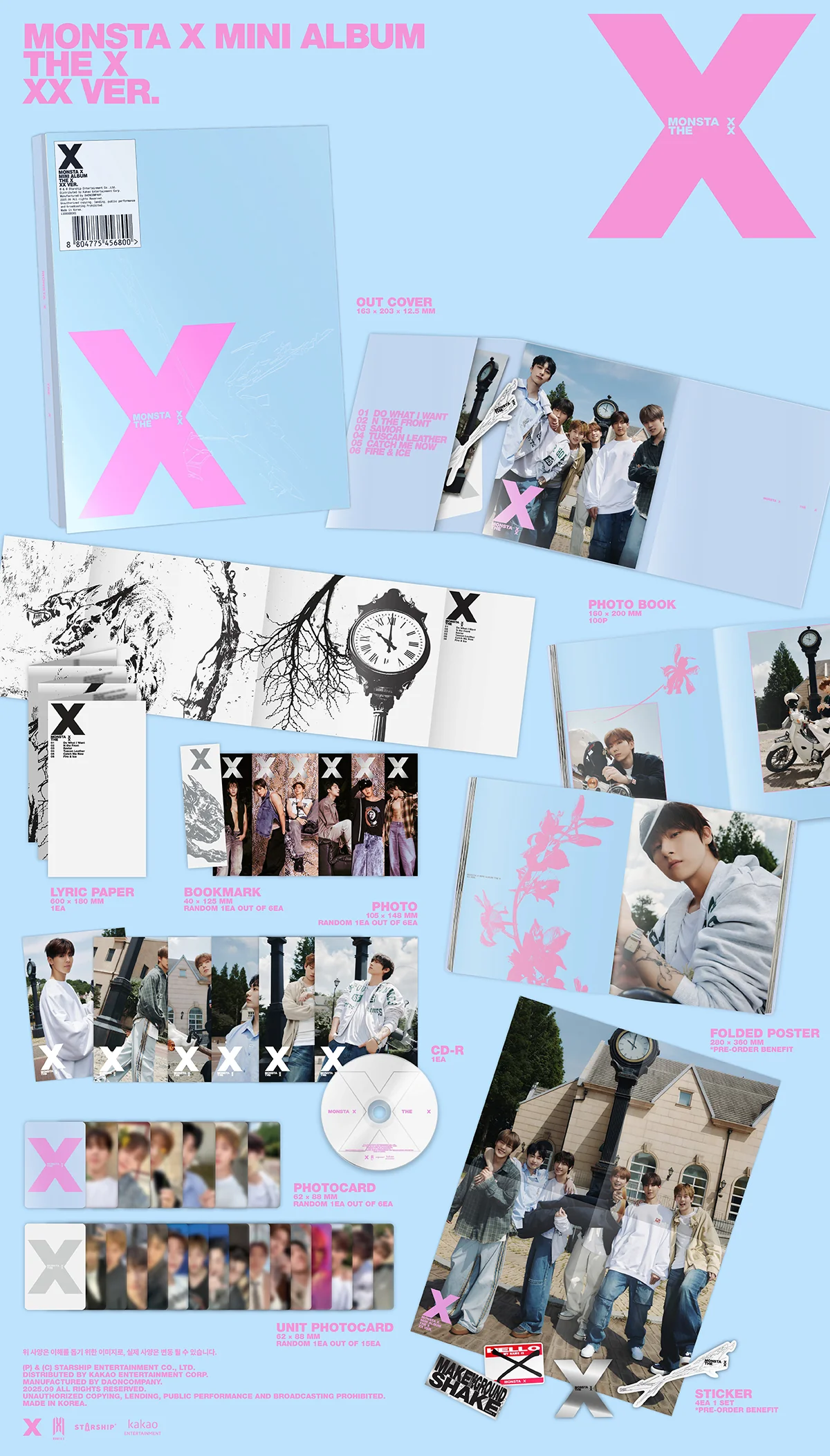 MONSTA X - THE X - 13th Mini Album (Standard Ver.) - Image 5